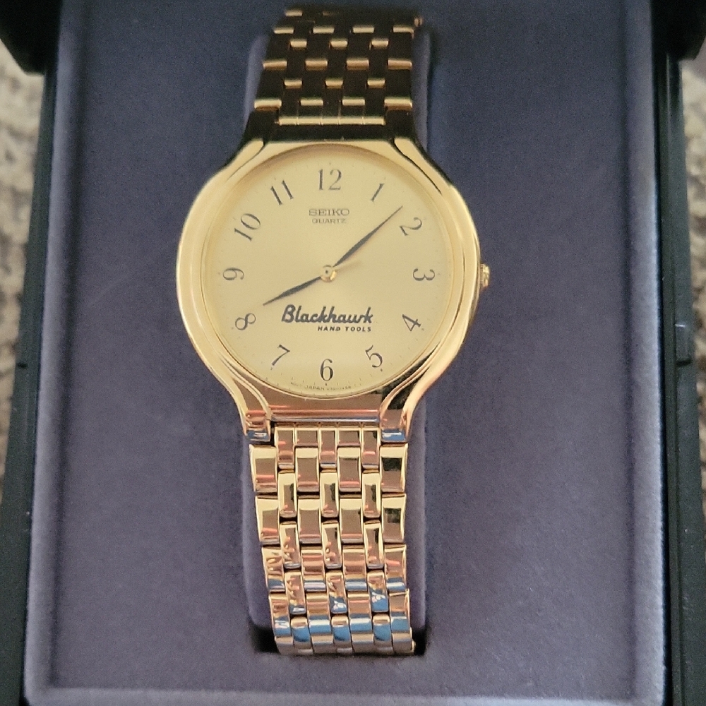 Gold Analog Watch